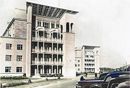 Building of the All-Union Central Council of Trade Unions in Moscow (1938)