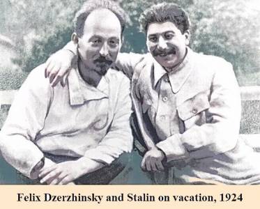 Dzerzhinsky and Stalin (1924)
