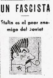 Stalin caricature