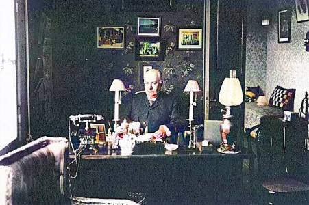 G. G. Adelkhanov at his desk