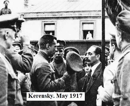 Kerensky visits Southwestern Front troops (May 1917)