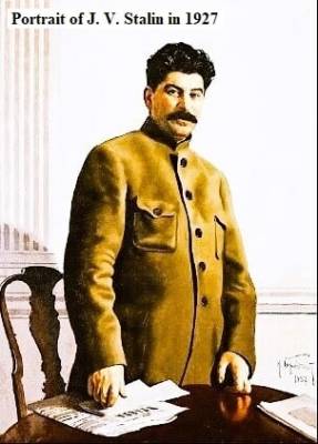 Portrait of Stalin in 1927