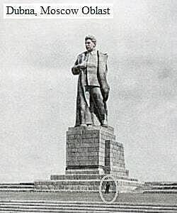 Stalin monument in Dubna, Moscow_Oblast