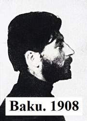 Stalin's mugshot (side view, 1902)