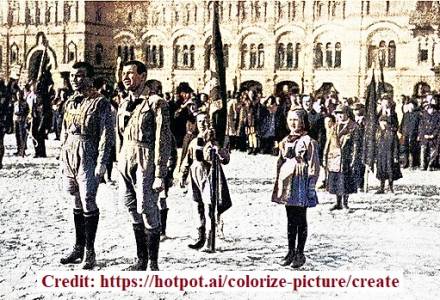 Youth League parade on May 23, 1924