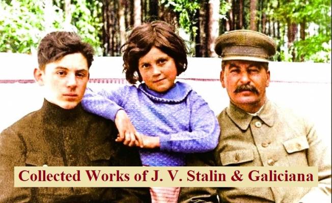 Vasily, Svetlana and J. V. Stalin in 1935